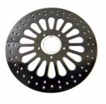 11.5" Black Stainless Steel Super Spoke Front Brake Rotor Disk 1984-2013 Harley