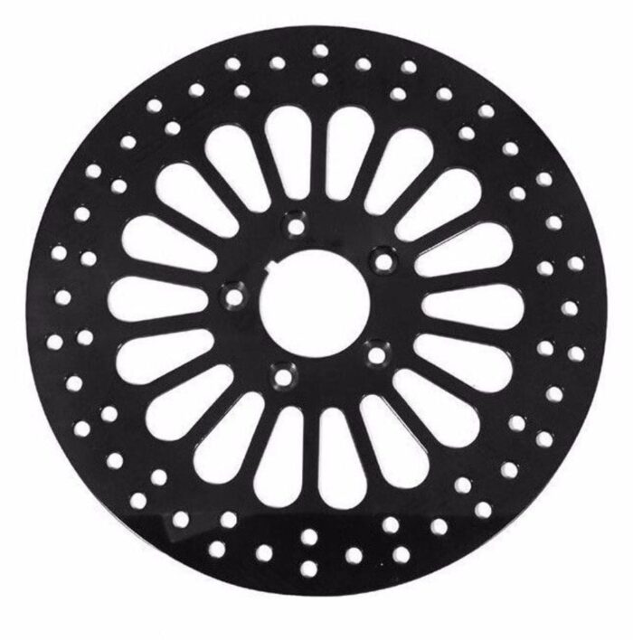 11.5" Black Stainless Steel Super Spoke Front Brake Rotor Disk 1984-2013 Harley