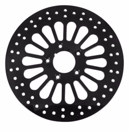 11.5" Black Super Spoke Rear Brake Rotor 1984-2013 Harley Dyna Sportster Touring