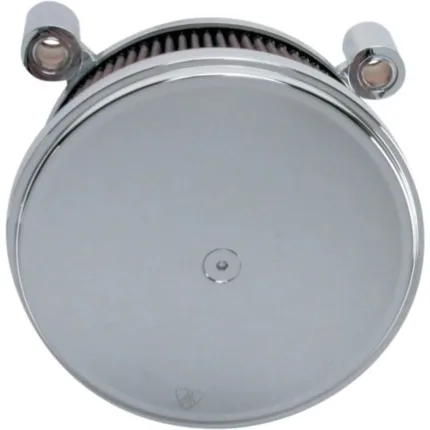 Arlen Ness Chrome Stage 2 Big Sucker Air Cleaner Red Filter Kit Harley Twin Cam