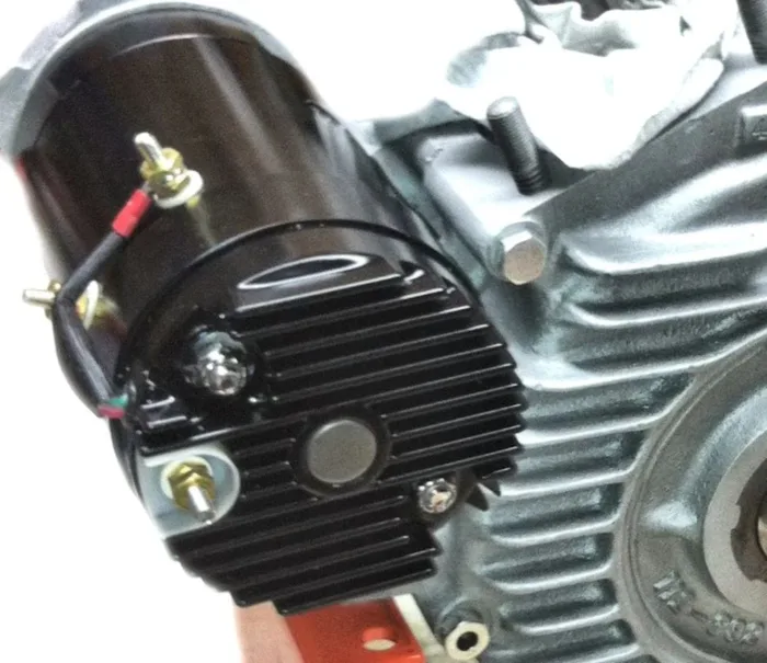Black 12 Volt 2-Brush Generator Low Output Regulator Harley Flathead Sportster