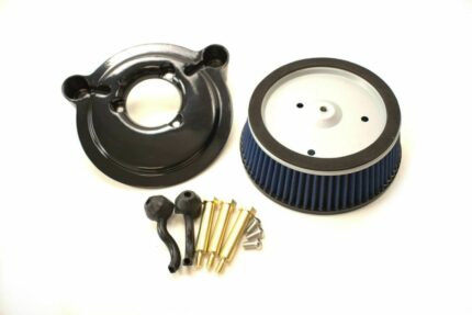 Black Sucker High Flow Stage 1 Air Cleaner Filter Intake Harley Big Twin Cam
