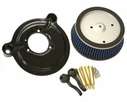 Black Sucker High Flow Stage 1 Air Cleaner Filter Intake Harley Big Twin Cam