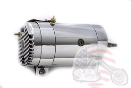 Chrome 12 Volt 2-Brush Generator Low Output Regulator Harley Flathead Sportster