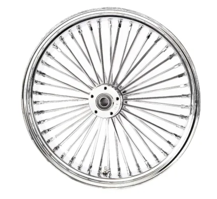 Chrome 21 3.5 46 Fat Daddy King Spoke Front Wheel Rim Harley Touring Dual Disc