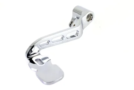 Chrome Billet Aluminum Slotted Brake Arm Pedal OE 41600082 Harley Touring 14+