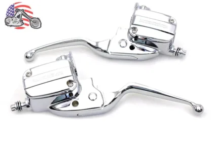 Chrome Handlebar Control Kit Hydraulic Master Cylinder 2017-2020 Harley Touring