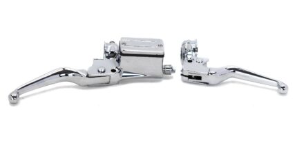 Chrome Handlebar Controls Switch Housings Chrome Harley Shovelhead Evo Xl 82-95
