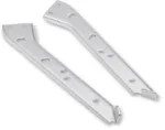 Chrome Heavy Duty HD Saddlebag Rails Support Brackets Set Harley Touring Dresser
