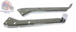 Chrome Heavy Duty HD Saddlebag Rails Support Brackets Set Harley Touring Dresser