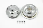 Chrome Rear Mechanical Brake Kit 1936-1957 Harley Shoes Backing Plate Drum Rigid