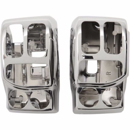 Chrome Switch Housing Kit Left Right Housings 2014-2020 Harley Touring Bagger