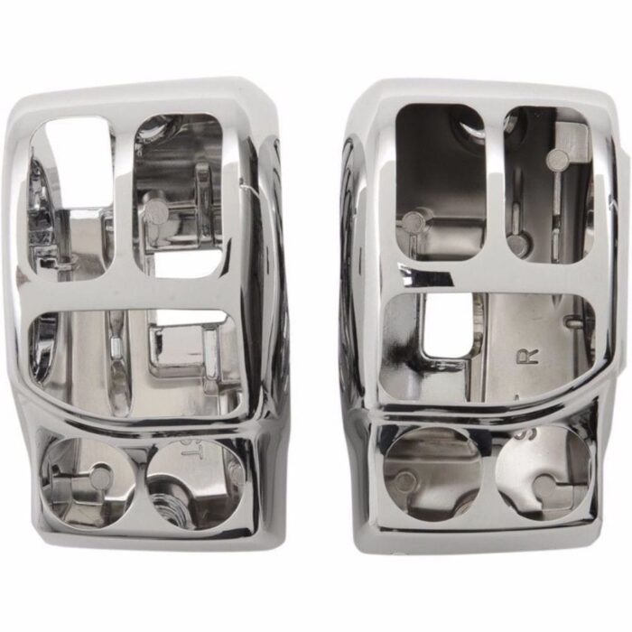 Chrome Switch Housing Kit Left Right Housings 2014-2020 Harley Touring Bagger