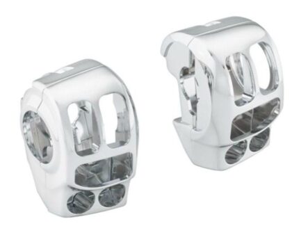 Chrome Switch Housing Kit Left Right Housings 2014-2020 Harley Touring Bagger