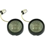 Custom Dynamics ProBEAM Ringz Bullet Bezel LED Harley Front Turn Signal Lighting