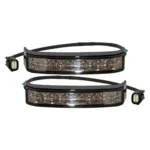 Hogworkz LED Saddlebag Turn Signals Brake Running Light Black Harley Touring 14+