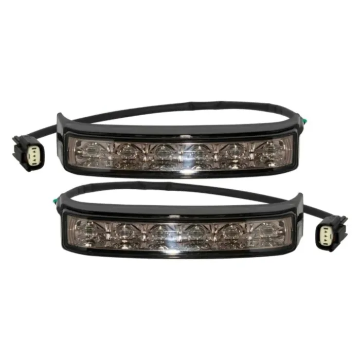 Hogworkz LED Saddlebag Turn Signals Brake Running Light Black Harley Touring 14+