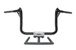 KST Kustoms Gloss Black 12" Punisher Handlebars Bars Harley Touring Batwing FLH