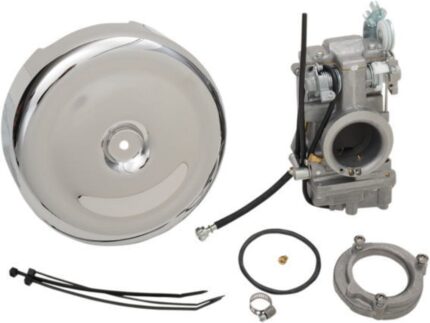 Mikuni HSR42 42MM Carburetor Carb Easy Kit 90-99 Harley Evo Big Twin Evolution