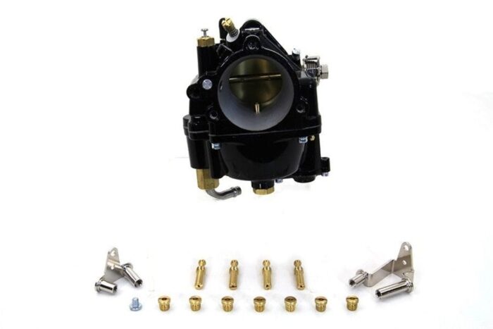 New Black S&S Super E Shorty Carb Carburetor Harley Big Twin Sportster Chopper