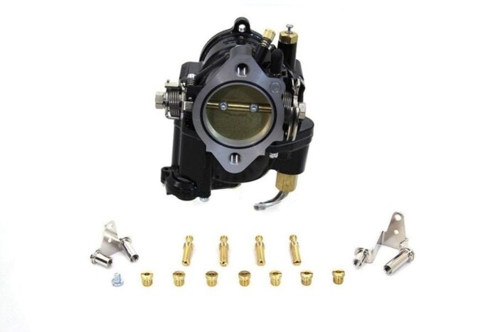New Black S&S Super E Shorty Carb Carburetor Harley Big Twin Sportster Chopper