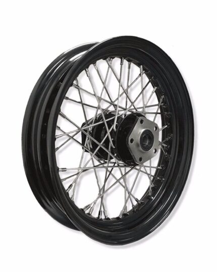 Rear 16 x 3 40 Spoke Black Rim Hub Wheel Harley Sportster Dyna FXR 1979-1999 FX