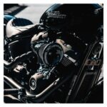 Rinehart Moto 90° Velocity Air Cleaner Kit Black Cable Harley Big Twin Cam 00-17