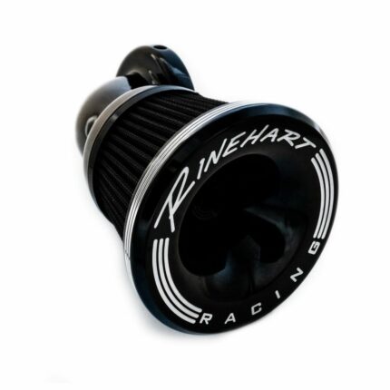 Rinehart Moto 90° Velocity Air Cleaner Kit Black Cable Harley XL Sportster 91-22