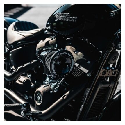 Rinehart Moto 90° Velocity Air Cleaner Kit Chrome Cable Harley Sportster 91-22