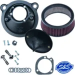 S&S Cycles Super Stock Stealth Air Cleaner Filter Cover 2007+ Harley Sportster
