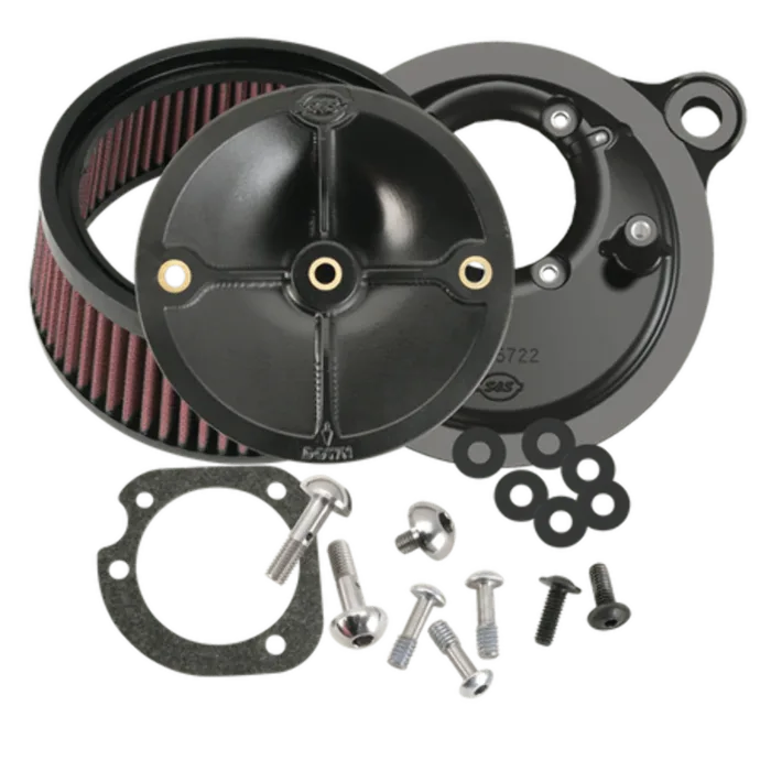 S&S Cycles Super Stock Stealth Air Cleaner Filter Cover 2007+ Harley Sportster