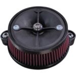 S&S Stealth Air Cleaner Kit Black Hi Flow Intake Assembly Harley Touring Softail