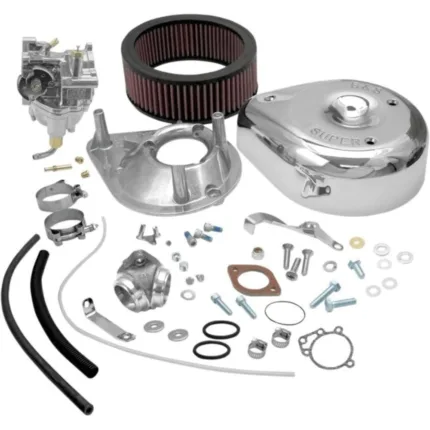 S&S Super E Carb Carburetor Complete Kit Intake 1966-78 O Ring Harley Shovelhead