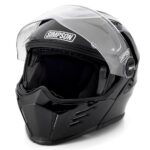 Simpson Mod Bandit Gloss Black Motorcycle DOT Full-face Helmet