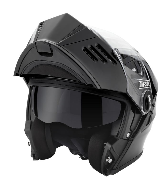 Simpson Mod Bandit Gloss Black Motorcycle DOT Full-face Helmet